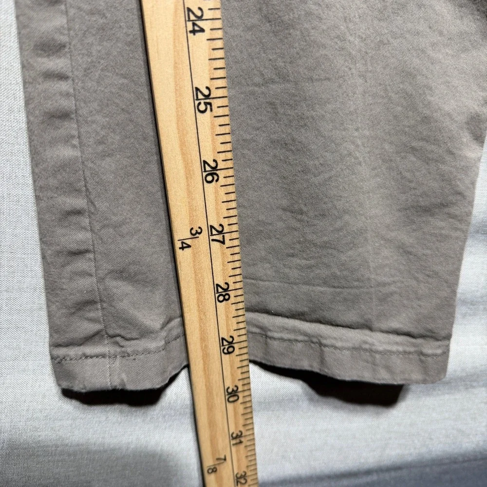 Linksoul Pants Men 34Sx30 Brown Solid Straight LS6168 Golf Chino Tencel Stretch